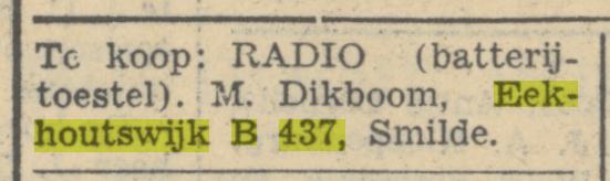 Radio:  Provinciale Drentsche en Asser courant 11 juni 1949