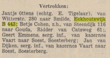 Vertrokken Jantje Ottens: Provinciaalse Drentsche en Asser courant 20 juli 1939