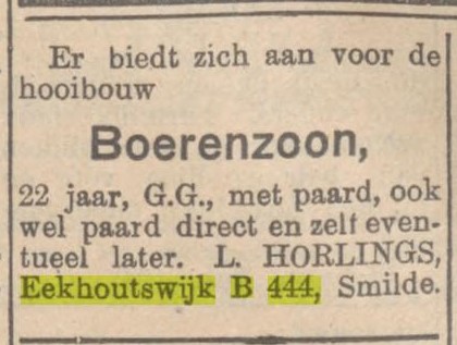 Biedt zich aan, boerenzoon: Nieuwsblad van Friesland Hepkema's courant 6 juni 1941